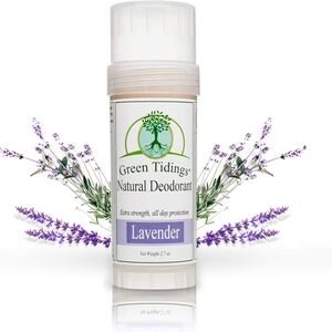 Unisex Deodorant Vegan Organic Green Tidings Natural Lavender Fragrance Free